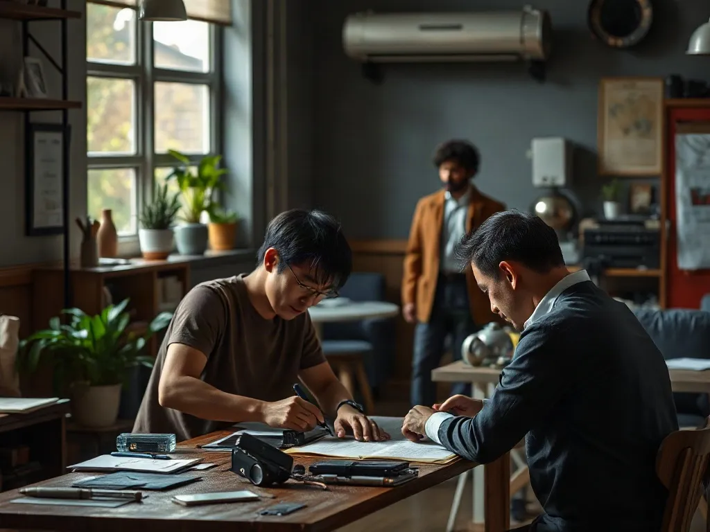 企業ロゴ入り名刺入れ